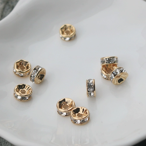 Инкрустация камня, цирконий ручной работы, аксессуар, бусины, аксессуары, 14 карат