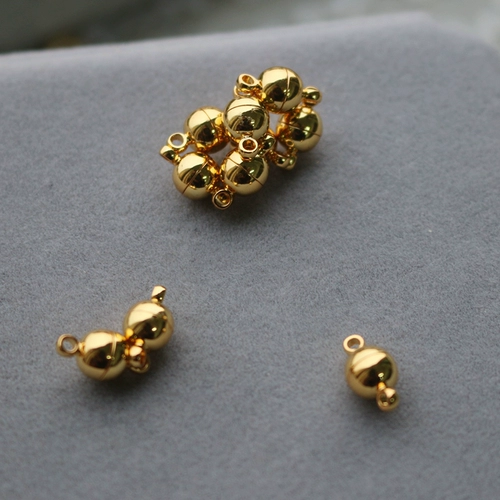 Аксессуары, браслет, магнитное ожерелье, 18 карат, золотой цвет, 5/6/8мм