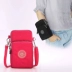 2018 mới của Hàn Quốc túi điện thoại di động nữ túi Messenger túi điện thoại di động treo cổ cổ tay purse mini bag vertical