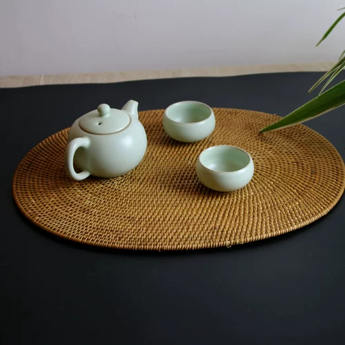 Чайное устройство Qiu Vine Oval Tea Pad Dabtan высушенная пена подушка подушка подушка подушка