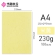 A4 230G Кожаная бумага Rice Yellow 100 лист