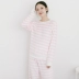 Đồ ngủ nhung san hô của phụ nữ mùa đông flannel phù hợp với dịch vụ nhà cộng với nhung dày giải phóng mặt bằng phần mỏng ngọt ngào phiên bản Hàn Quốc đồ bộ dài tay mặc nhà Bộ Pajama