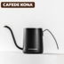 CAFEDE KONA mini treo tai cà phê tay nồi nồi dài miệng mỏng miệng nhỏ giọt kiểu miệng nồi cà phê đặt - Cà phê phin pha cafe inox Cà phê