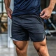 Cơ bắp anh em thể thao mùa hè mới thường bông năm quần thể thao quần short nam chạy thể dục quần người đàn ông