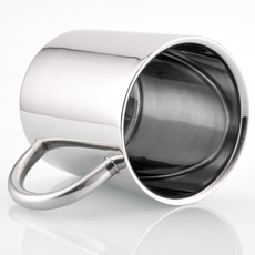 Термокружка 304不锈钢杯/免费定制logo刻字 /高端咖啡杯马克杯/双层大小 包邮