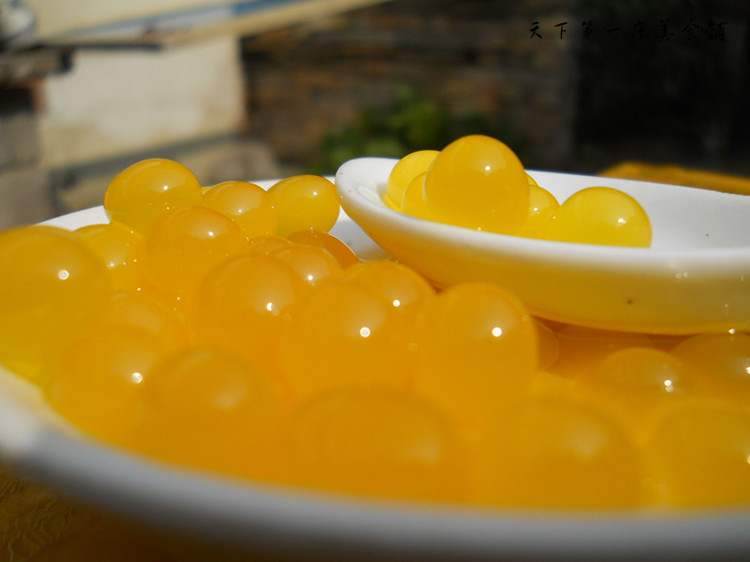 厂家直销博多家园爆爆蛋 爆爆珠 寒天魔豆 魔豆 珍珠果汁原料批发