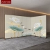 Tùy chỉnh 
            mới phong cách Trung Quốc vách ngăn gỗ đặc phòng khách phòng trà khách sạn nhà hàng văn phòng mái che xếp di động sen chín cá