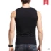 Áo cotton nam mùa hè cổ chữ V cổ rộng vai cotton mỏng thể thao áo thể thao bó sát - Áo vest cotton Áo vest cotton