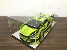 Акриловые / Perspex 乐.高42115兰博基尼sian闪电汽车模型玩具 高档镜面展示盒