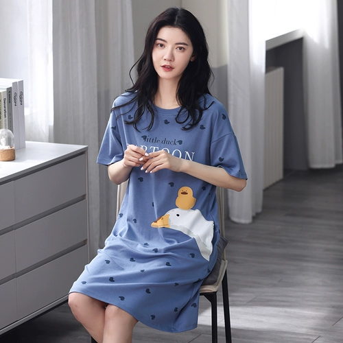 Летняя пижама, шелковая черная хлопковая юбка, большой размер