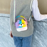 Детская летняя сумка на одно плечо, небольшая сумка, мультяшный силикагелевый портативный ремешок для сумки, 2023