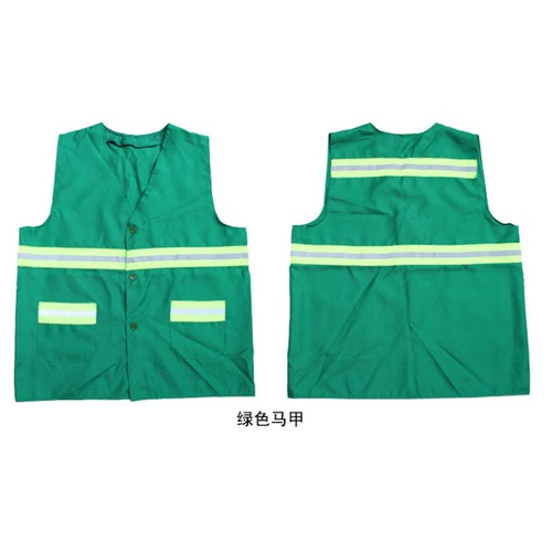 Осенний красный светоотражающий жилет для работы для мальчиков