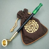 Старый в стиле сигаретный пакет с засухой для дымовой сумки горшок с твердым деревом дымовая палатка плюс пакет для дыма традиционная китайская курящая посуда