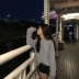 [ELINASEA] Xiaohai tự chế 2018 đầu mùa thu thường phần mỏng vòng cổ áo thun rách áo len dài tay áo TEE nữ Áo len