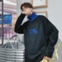 Thu đông 2018 phiên bản Hàn Quốc mới của xu hướng áo len nam cổ cao màu áo len lỏng áo len học sinh áo khoác len cardigan nam