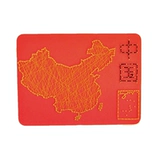 Красный школьный набор материалов, DIY, рисование линий