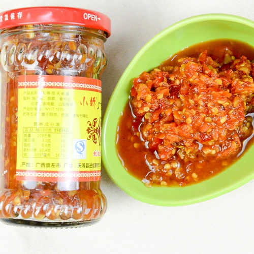 Гуанси специализированный чесночный соус чили, xioolijiao плюс горячее небо и т. Д. Относится к соусу из соуса Tianjiao 210 г рисовой лапши.
