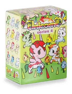 Бесплатная доставка подлинная единорог Tokidoki 4-го поколения упаковка-сюрприз слепая коробка