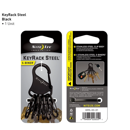 Spot Special Profem Nite Ize/American Naiai Kaile KeyChain Полный стиль из нержавеющей стали.