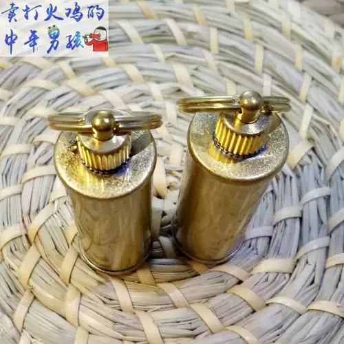 Медная портативная зажигалка для мальчиков на керосине, моторное масло, универсальный дозатор масла, для мужчины среднего возраста