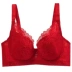 Mới tập hợp điều chỉnh áo ngực màu đỏ phù hợp với nữ kết hôn với đồ lót mỏng gợi cảm của năm sinh ngực lớn là nhỏ BC đồ bơi nữ đẹp Bộ đồ lót