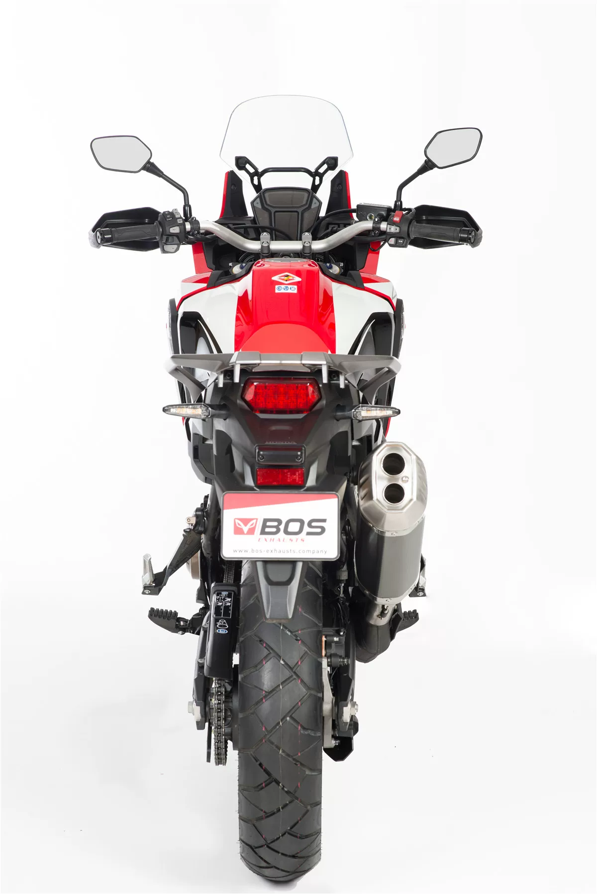Голландский BOS Desert Fox CS выхлоп подходит для Honda Africa Twin CRF1000L