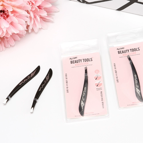 可俐 Импортный пинцет из нержавеющей стали, щипцы для бровей, бритва