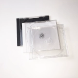 Одиночный CD CD DVD прозрачная стеклянная коробка диска