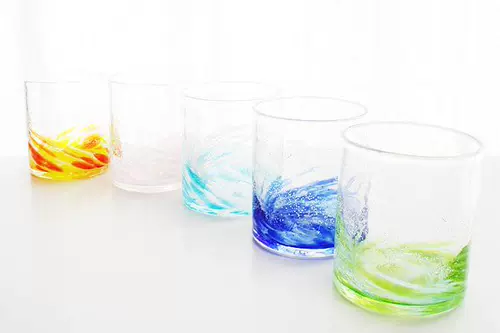 Японская стеклянная чайная чашка