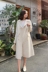 FECN 2018 mùa thu mới Áo khoác len hai mặt Hepburn gió nữ Áo khoác dài Hàn Quốc - Trung bình và dài Coat áo phao nữ dáng dài Trung bình và dài Coat