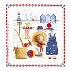 Канва bd2610 海边 法国贵妇人套件 现货 付普邮发顺丰