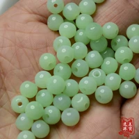 6 мм светло -зеленые шарики 100 штук