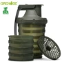 Grenade gốc lắc cốc ủ với lưới protein bột để tăng cường bột cơ bắp tập thể dục thể dục ấm đun nước lắc bình nước ống hút