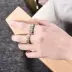 Nhẫn thần chú sáu chữ bằng thép titan nam độc đoán nam độc thân hipster Phiên bản Hàn Quốc của ngón trỏ sáng tạo nhẫn nhẫn chữ cái chữ