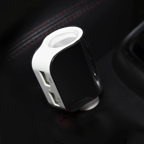Автомобильное зарядное устройство с 2USB, небольшая зарядка автомобилей с сигарет.
