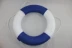 Lớn, vừa và nhỏ hoàn chỉnh màu xanh và trắng phao cứu sinh Địa Trung Hải bọt phao cứu sinh bên ngoài trang trí trang trí vòng bơi phao bơi tròn Cao su nổi