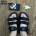 NewBalance18 mới của Hàn Quốc cherry bột vài bãi biển giày nam giới và phụ nữ retro dép thể thao dual-sử dụng dép đi trong nhà
