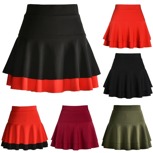 Летняя юбка, большой размер, высокая талия