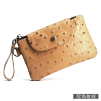 Страус татуировка коричневого цвета