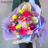 Freud Pink Rose Flowers Classic Free Love Love Желания о пожеланиях рождения Букет Пекин Тонгчэн Экспресс