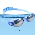 Thời trang mới kính cận thị kính bơi silicon khung lớn unisex mạ UV bảo vệ khóa chống kính sương mù - Goggles