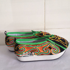 Даосская обувь 三宝佛具台湾道教用品道士鞋高功衣道士云鞋高功鞋*橘色云靴