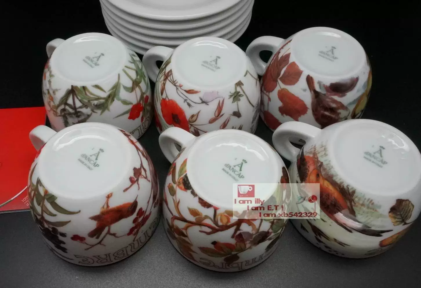 [ancap安卡特卡布奇诺Cappuccino咖啡杯 意大利秋冬六月花季套杯]
