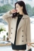 Thương hiệu thời trang Hàn Quốc cộng với phân bón XL chất béo len len lỏng lẻo của phụ nữ mùa thu và mùa đông áo choàng ngắn Áo khoác ngắn