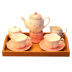 Trà hoa anh đào nổi Trà chiều Trà cà phê Cup Cup Saucer Set zakka - Cà phê phin cafe Cà phê