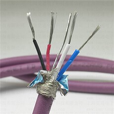 Витая пара devicenet总线电缆拖链机器人系统专用通讯屏蔽线缆canopen通信线