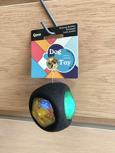 Эластичная резиновая мигающая игрушка для тренировок, (Трансграничная торговля), домашний питомец, кошки и собаки, издает звуки