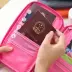Đơn giản lớn dung lượng lớn túi dài hộ chiếu không thấm nước túi đa chức năng lưu trữ tài liệu túi du lịch nước ngoài gói thư mục tài liệu ví đựng giấy tờ cho nữ Túi thông tin xác thực