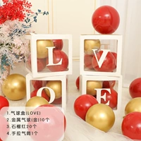 Love Box (гранат красный+золото)