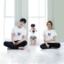 Cha mẹ và con mặc mùa hè ngắn tay t- shirt đầy đủ nhà Hàn Quốc bông gia đình ba mẹ và con trai nạp mẹ phụ nữ hoang dã ảnh